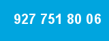 927 751 80 06 927 751 80 06